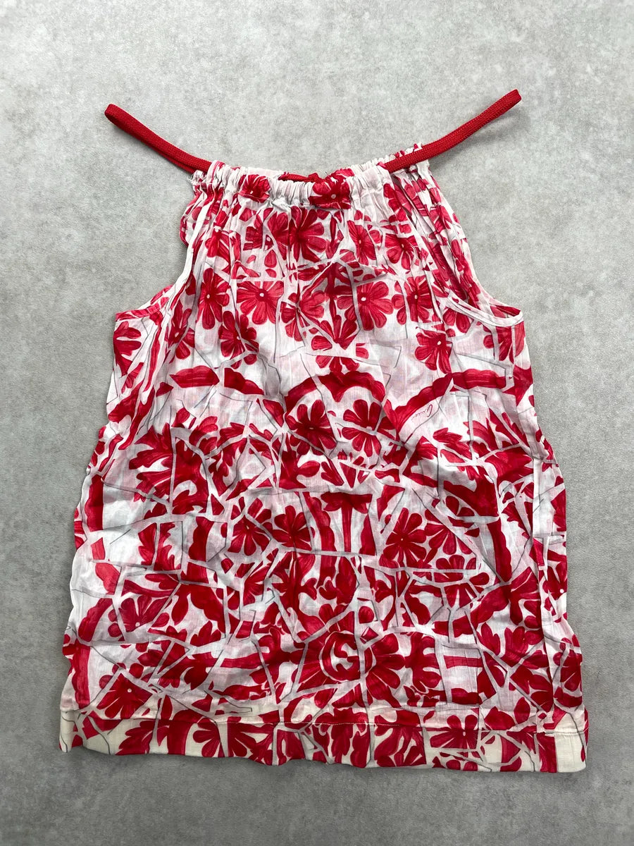 SS2009 Gucci White Floral Print Halter Top by Frida Giannini TyNkJlxq 4