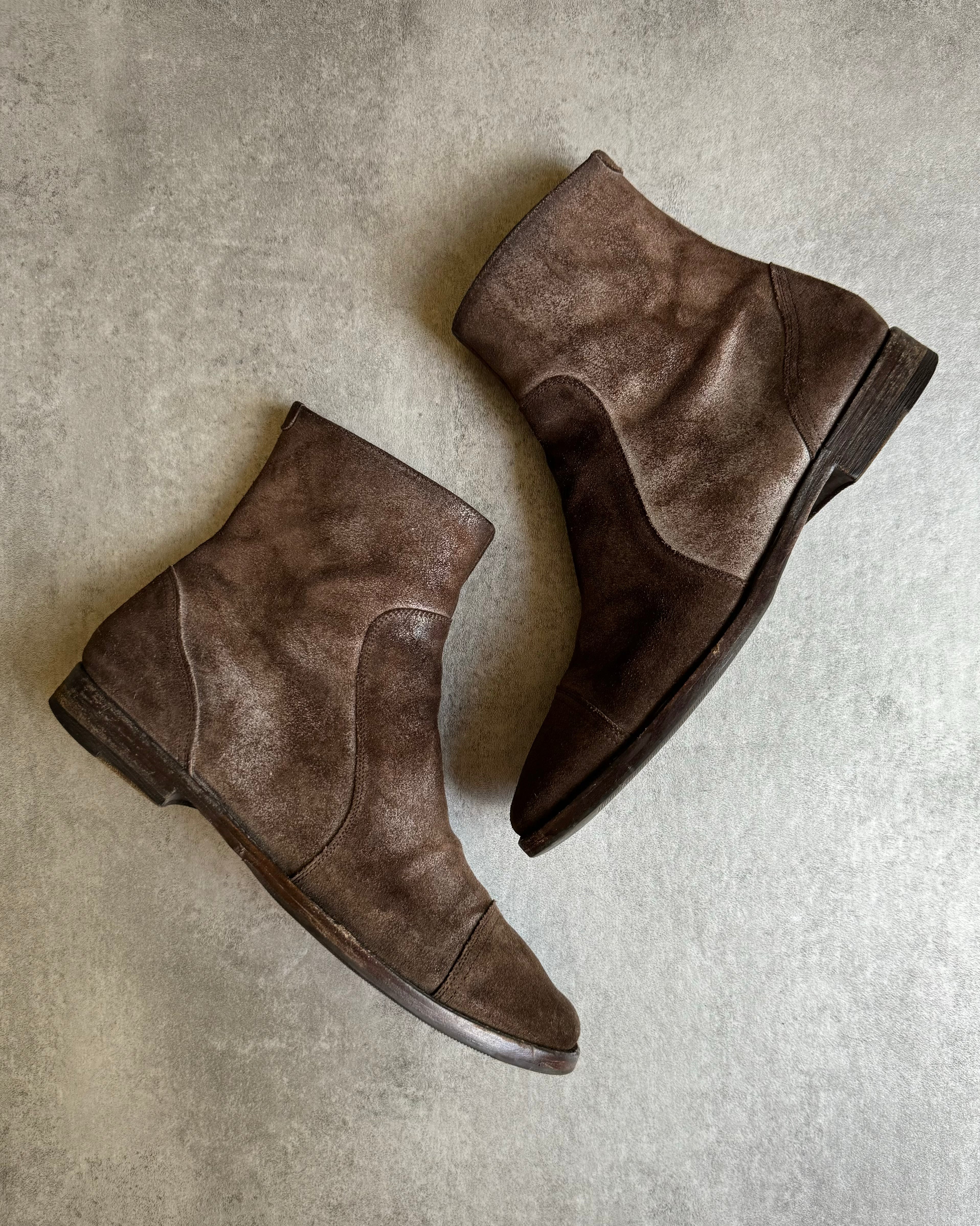 Maison Margiela Brown Leather Boots (40) - 2