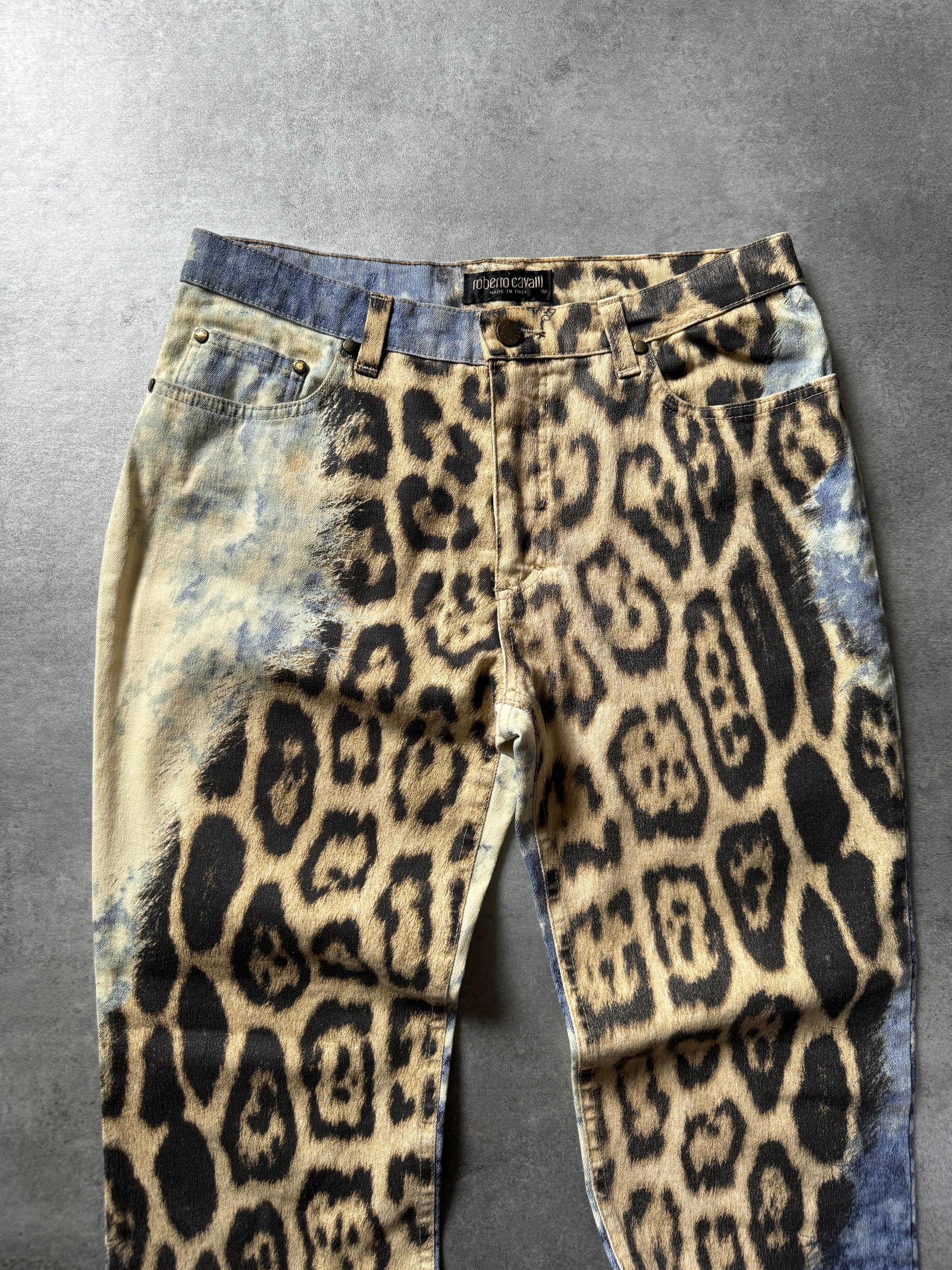 2000s Roberto Cavalli Jaguar Ocean Exploration Pants (M) - 10