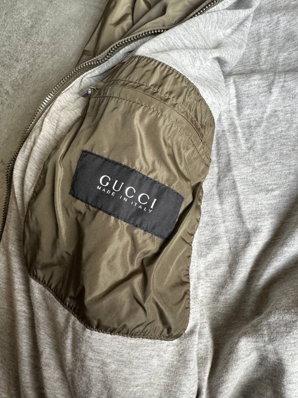 SS2010 Gucci Olive Light Jacket by Frida Giannini (XS/S) - 4