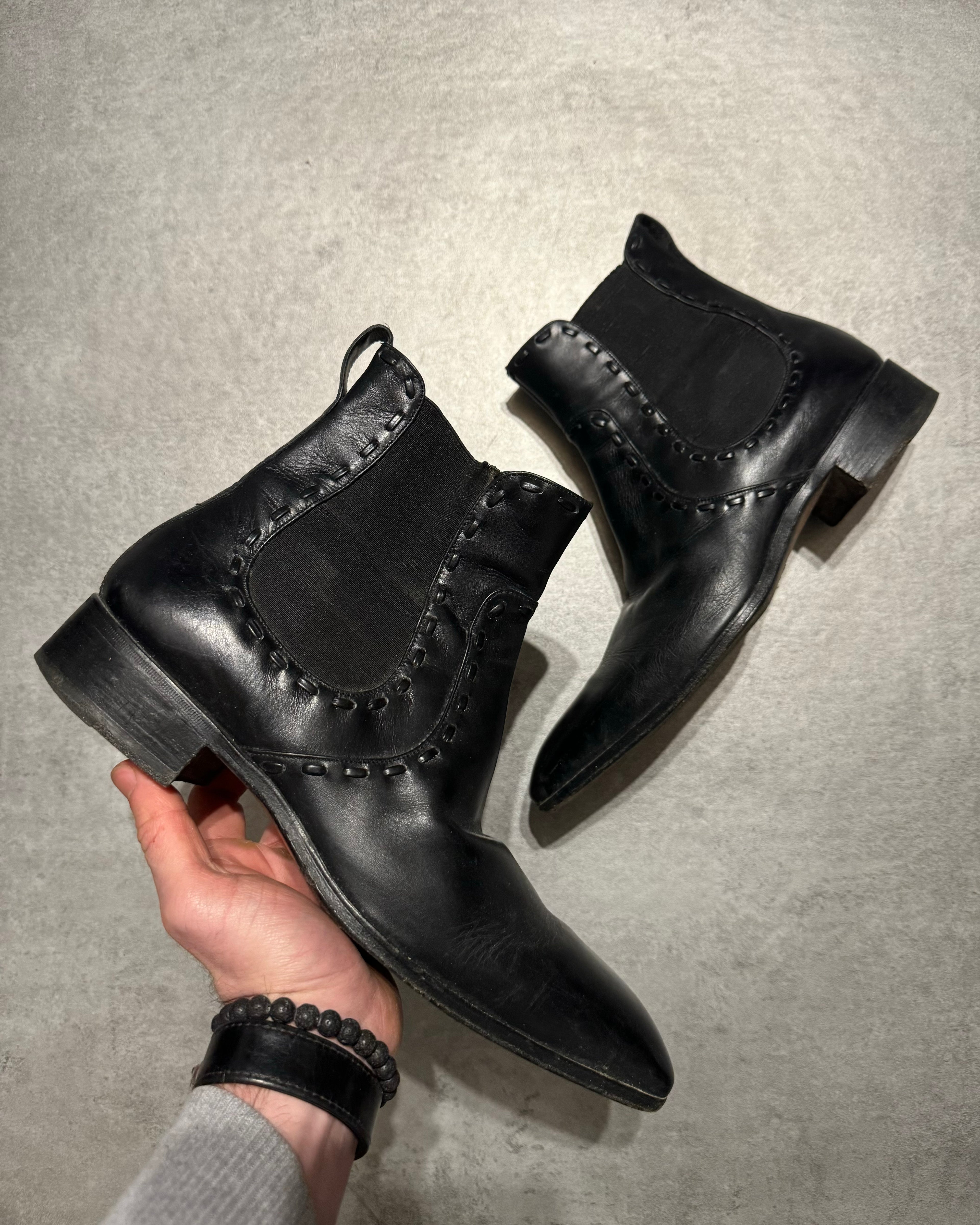 2000s Yves Saint Laurent French Black Boots (44,5) - 1
