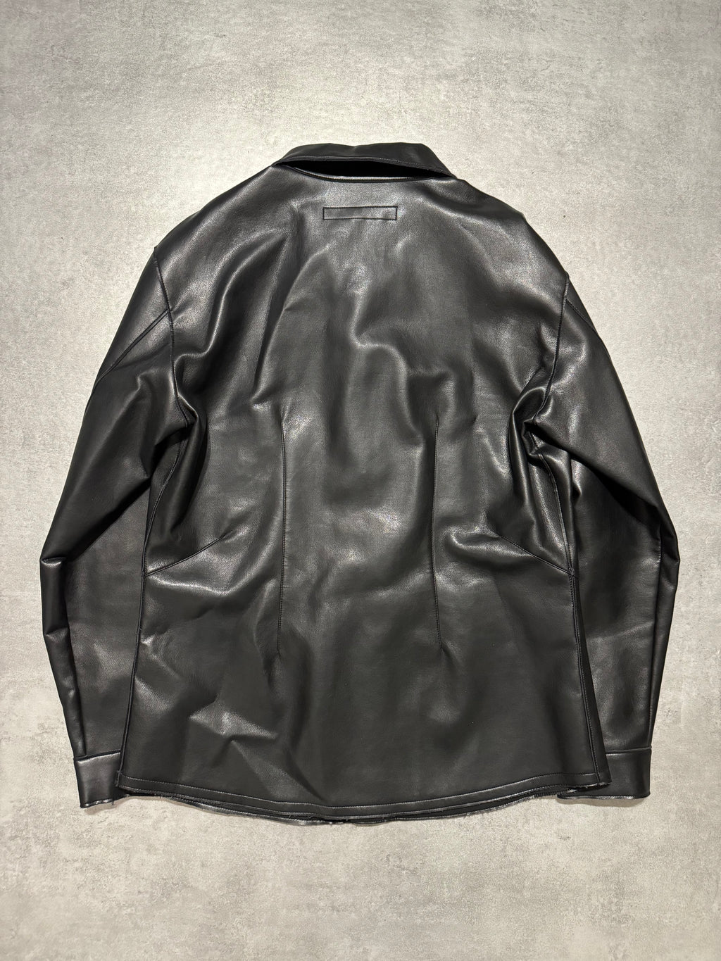 AW1996 Emporio Armani Black Leather Soft Italian Jacket (L/XL) - 5