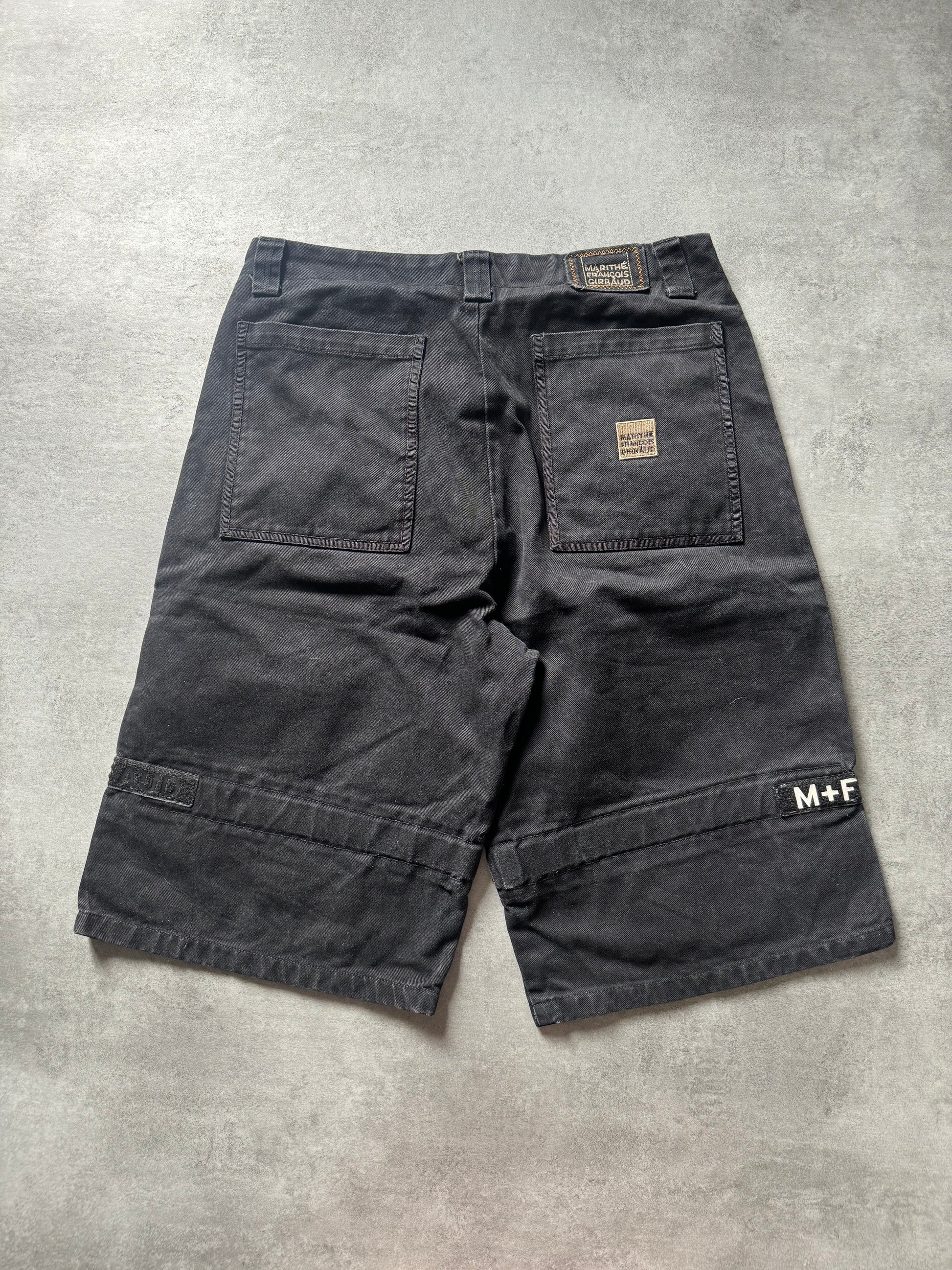 2000s Marithé + François Girbaud Black Cargo Shorts (XL) – Dolce