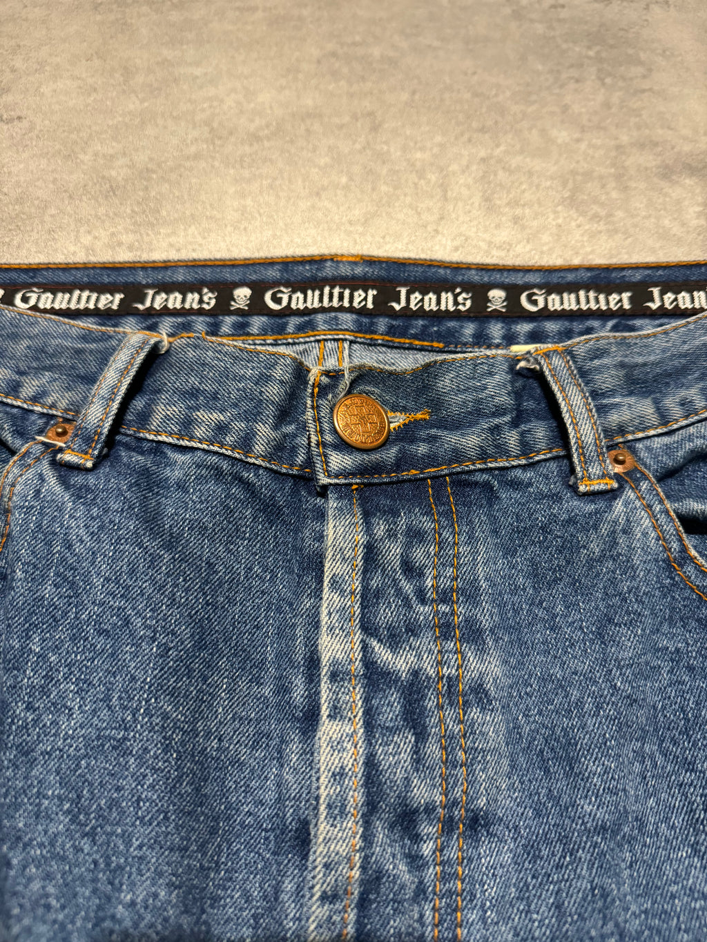 2000s Jean Paul Gaultier Cozy Large Denim Jeans (M) - 8