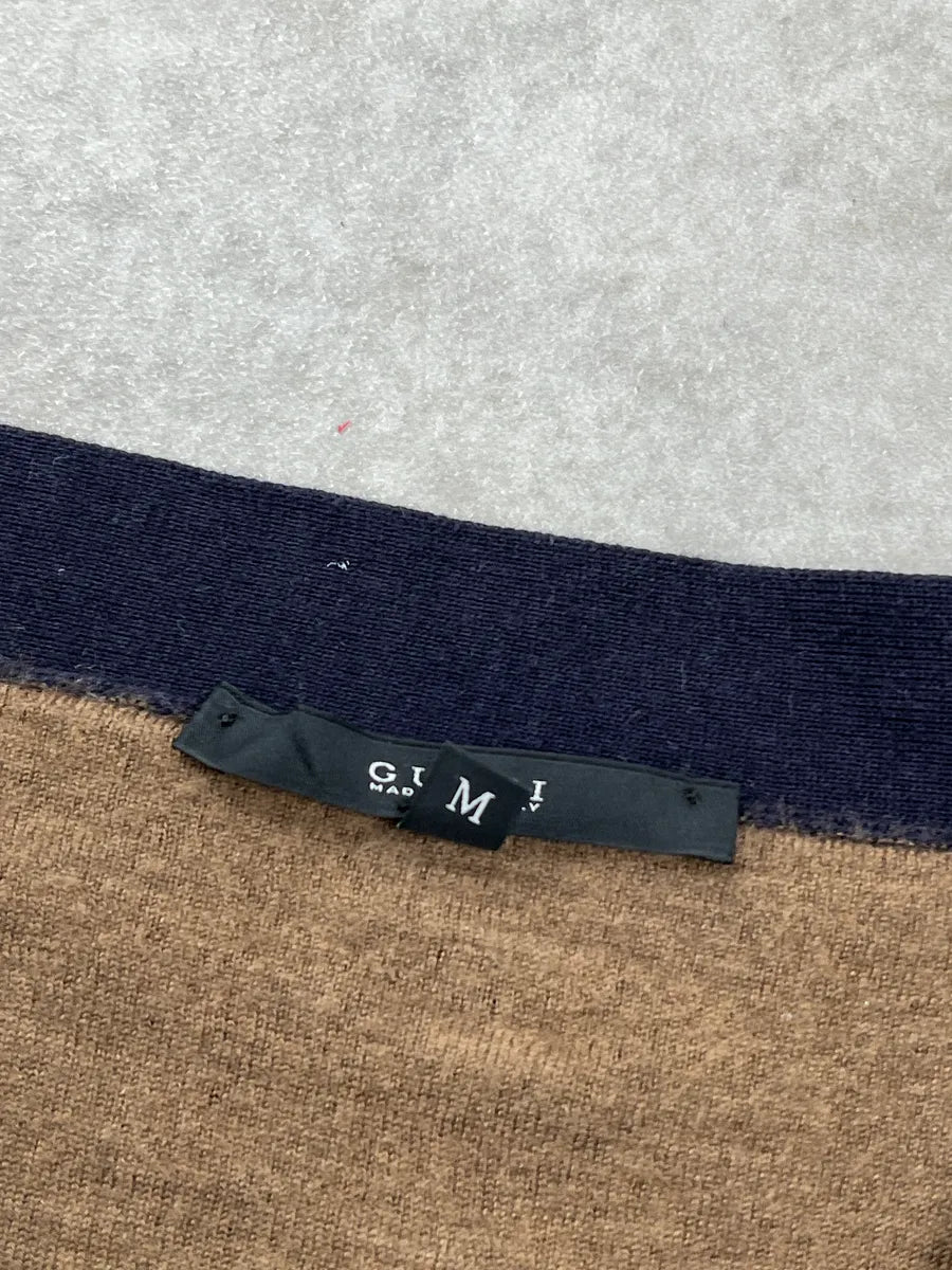 2010s Gucci Dark Navy Wool Crest Logo Button-Front Cardigan UAeqdYHQ 11