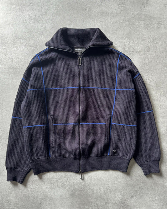 1990s Emporio Armani Geometrical Wool Sweater (S) - 1