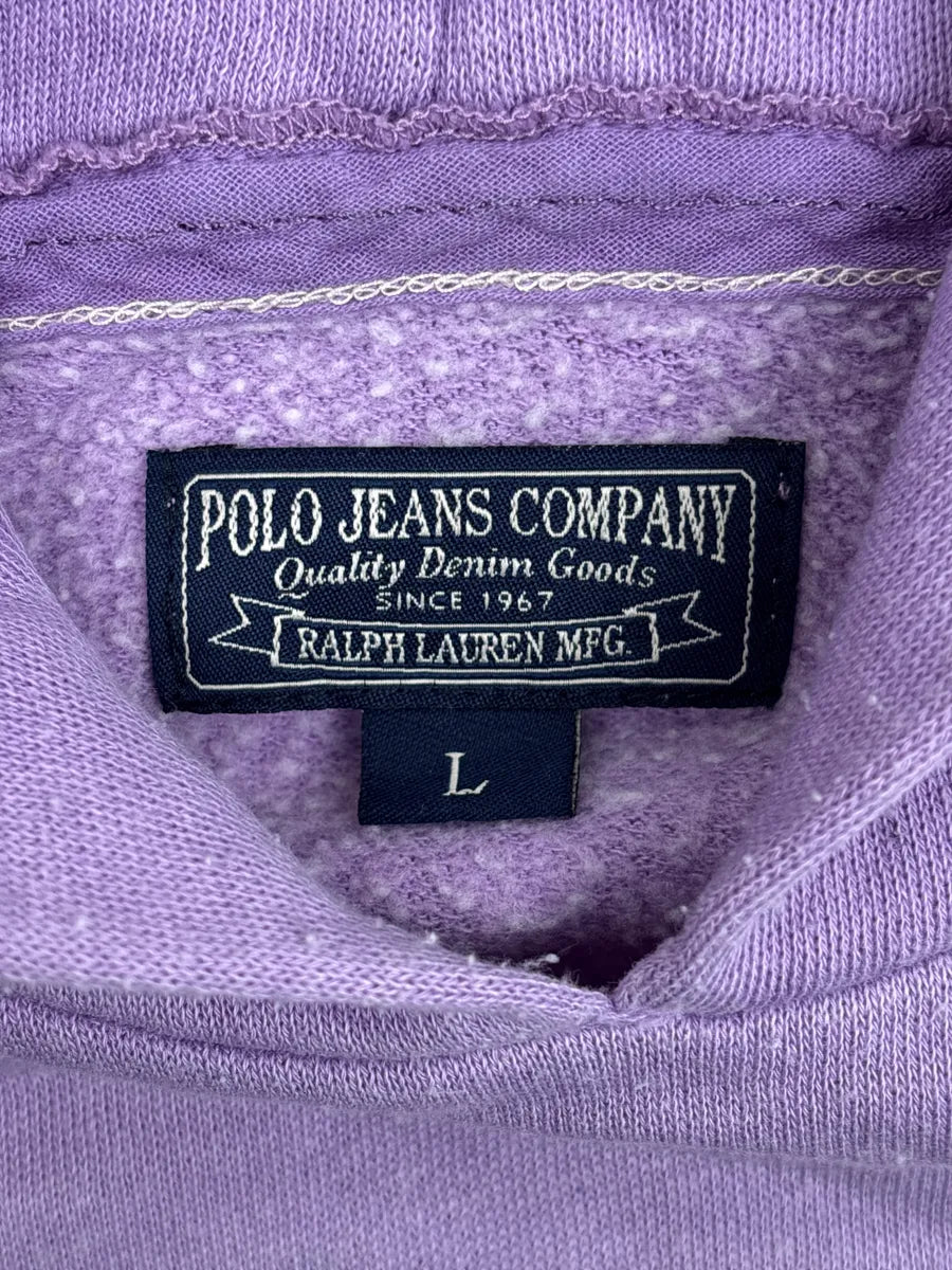 2010s Ralph Lauren Lavender American Flag Patch Hoodie UEvXiJYN 8