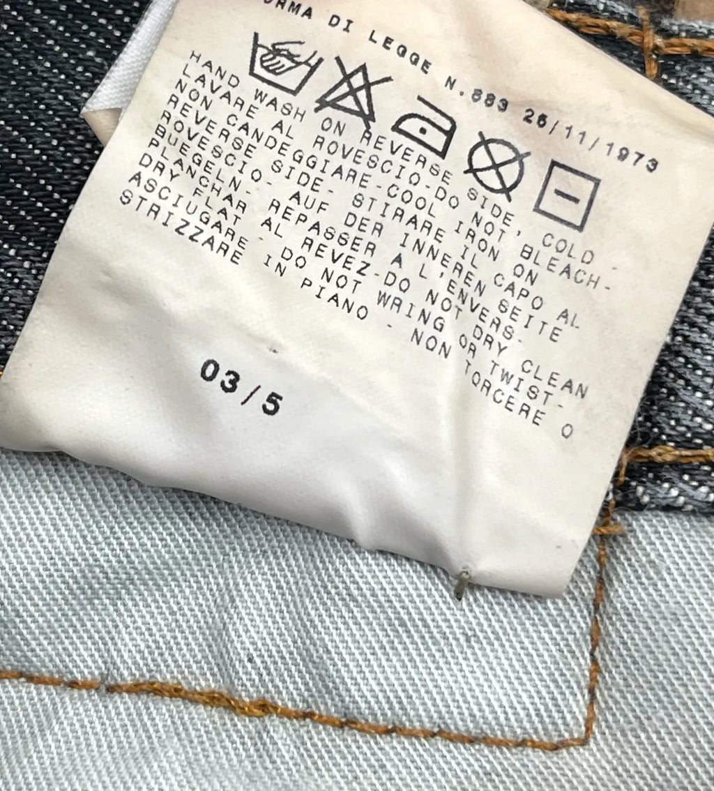 AW2003 Dolce & Gabbana Grey Denim Patchwork 10 Patch Faded Jeans UOMaBnkd 14