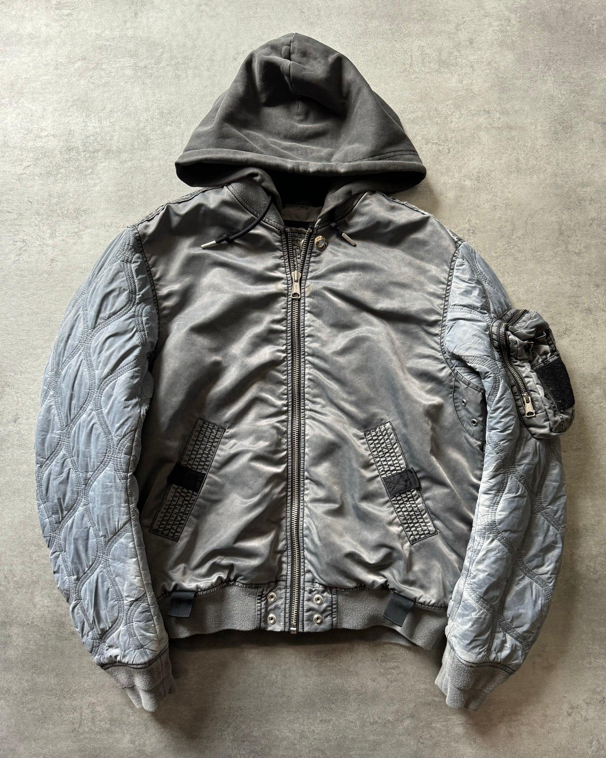 Diesel Premium Aero Relaxed Bomber Jacket (L) - 1