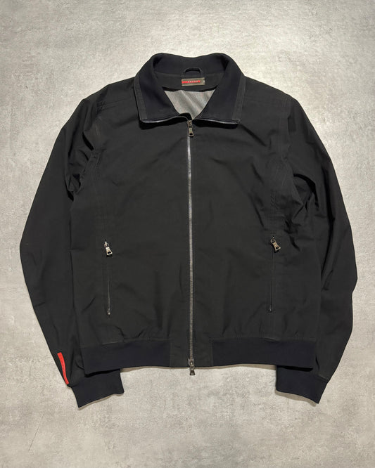 AW2006 Prada Linea Rossa Gore-Tex Black Nylon Jacket (L) - 1