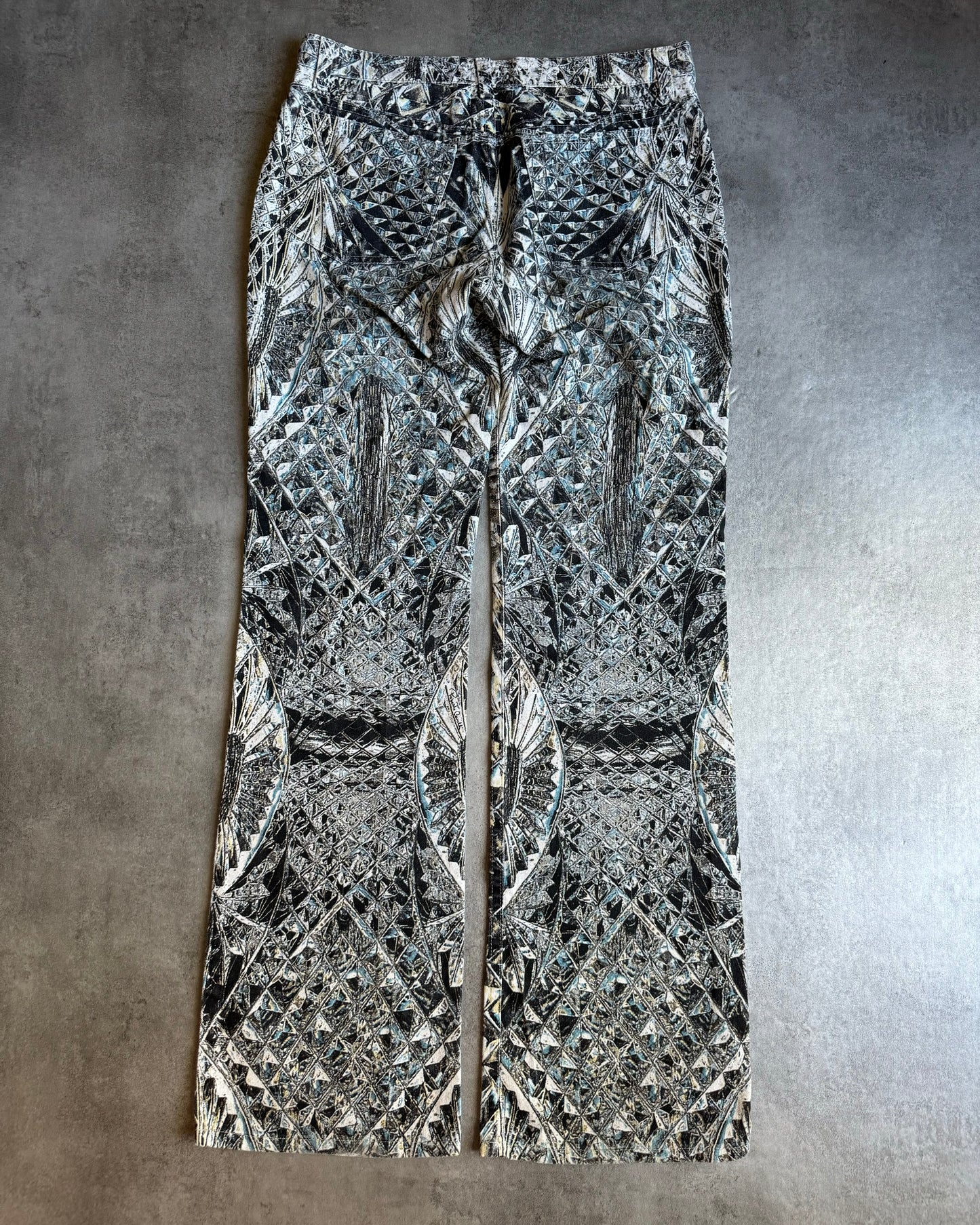 AW1999 Roberto Cavalli Logical Diamond Dynasty Pants (M) - 6