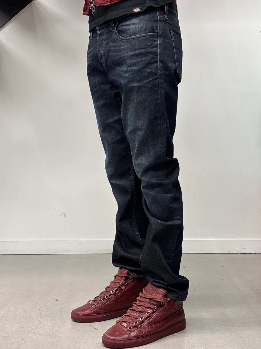 2010s Gucci Dark Indigo Denim Slim Faded Jeans UReRMTOf 2