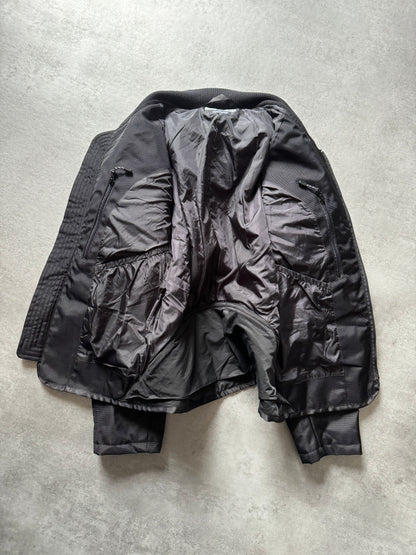 AW2000 Issey Miyake Ballistic Avant-Garde Black Cargo Jacket (L) - 9