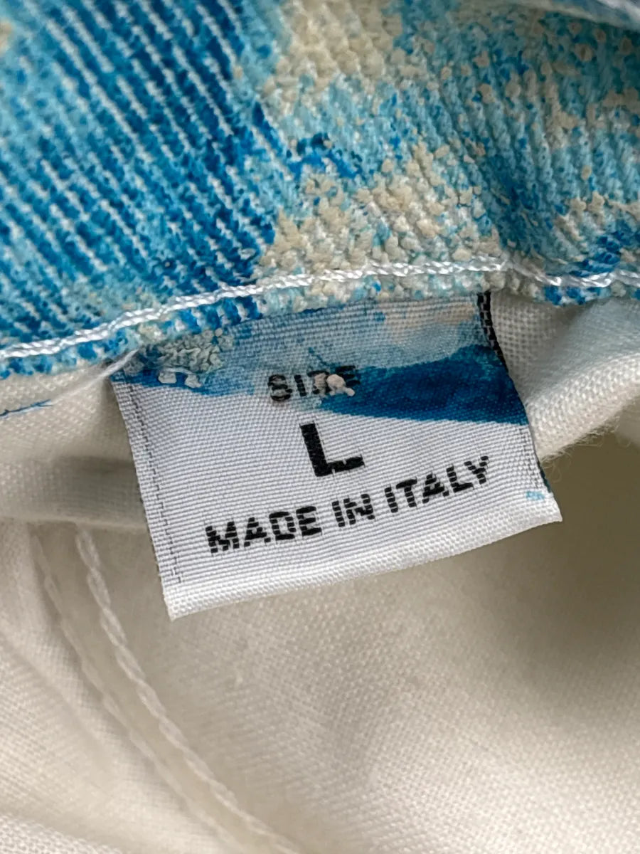 2000s Roberto Cavalli Blue Ocean Dream Waves Pants UfkawvCe 13