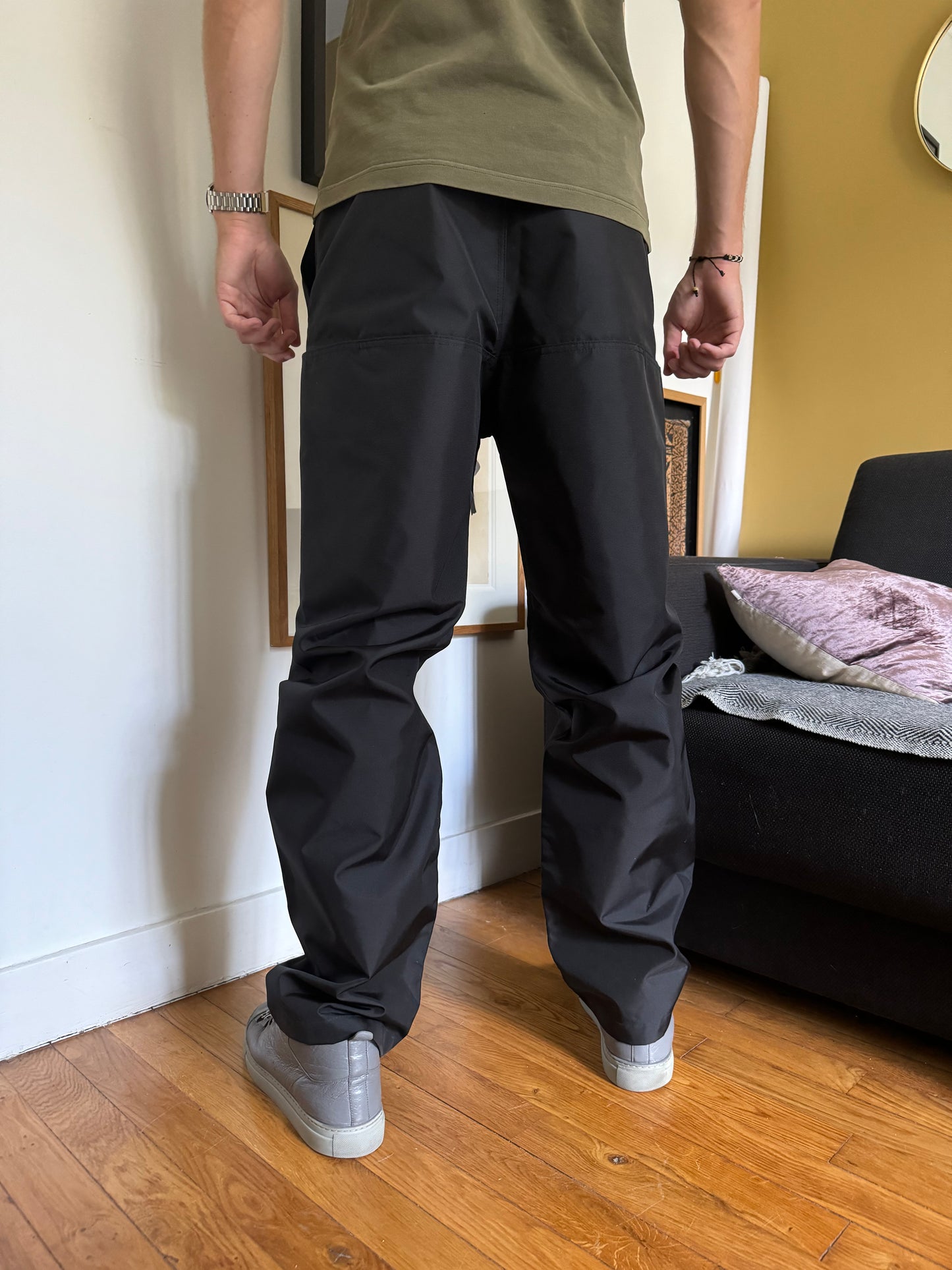 Yeezy Gap Nylon Black Pants (M) - 3