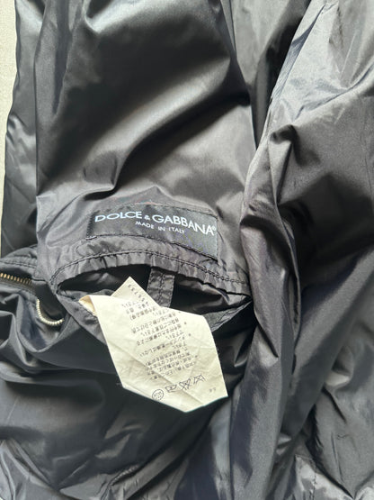 AW2003 Dolce & Gabbana Multi Zips Utility Black Puffer Jacket (M) - 5