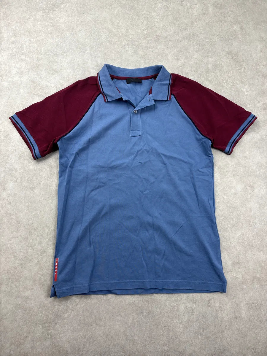 SS2017 Prada Navy & Red Linea Rossa Classy Polo UxDBqqHW 0