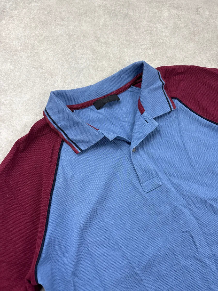 SS2017 Prada Navy & Red Linea Rossa Classy Polo UxDBqqHW 4