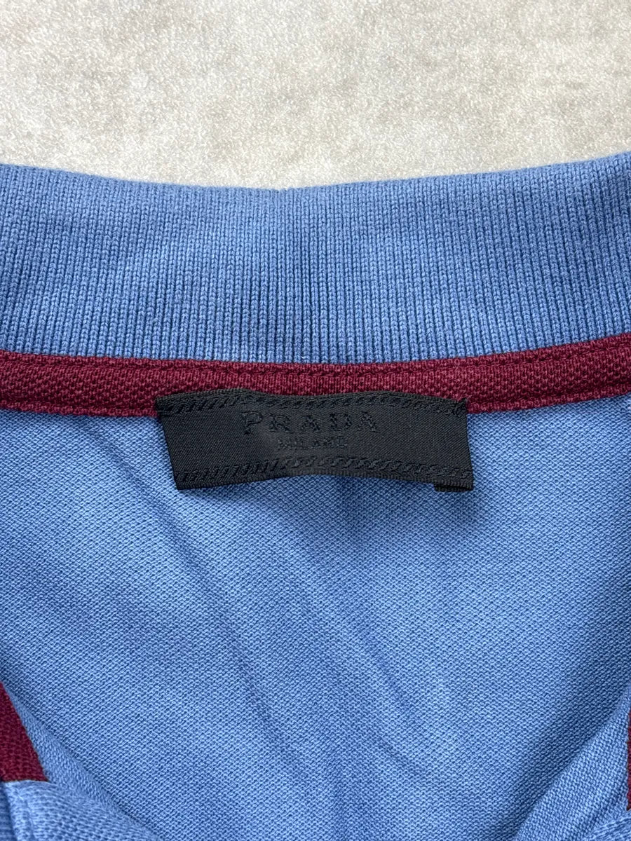 SS2017 Prada Navy & Red Linea Rossa Classy Polo UxDBqqHW 8