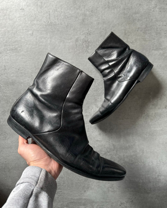 FW2001 Gucci Black Leather Boots by Tom Ford (45) - 1