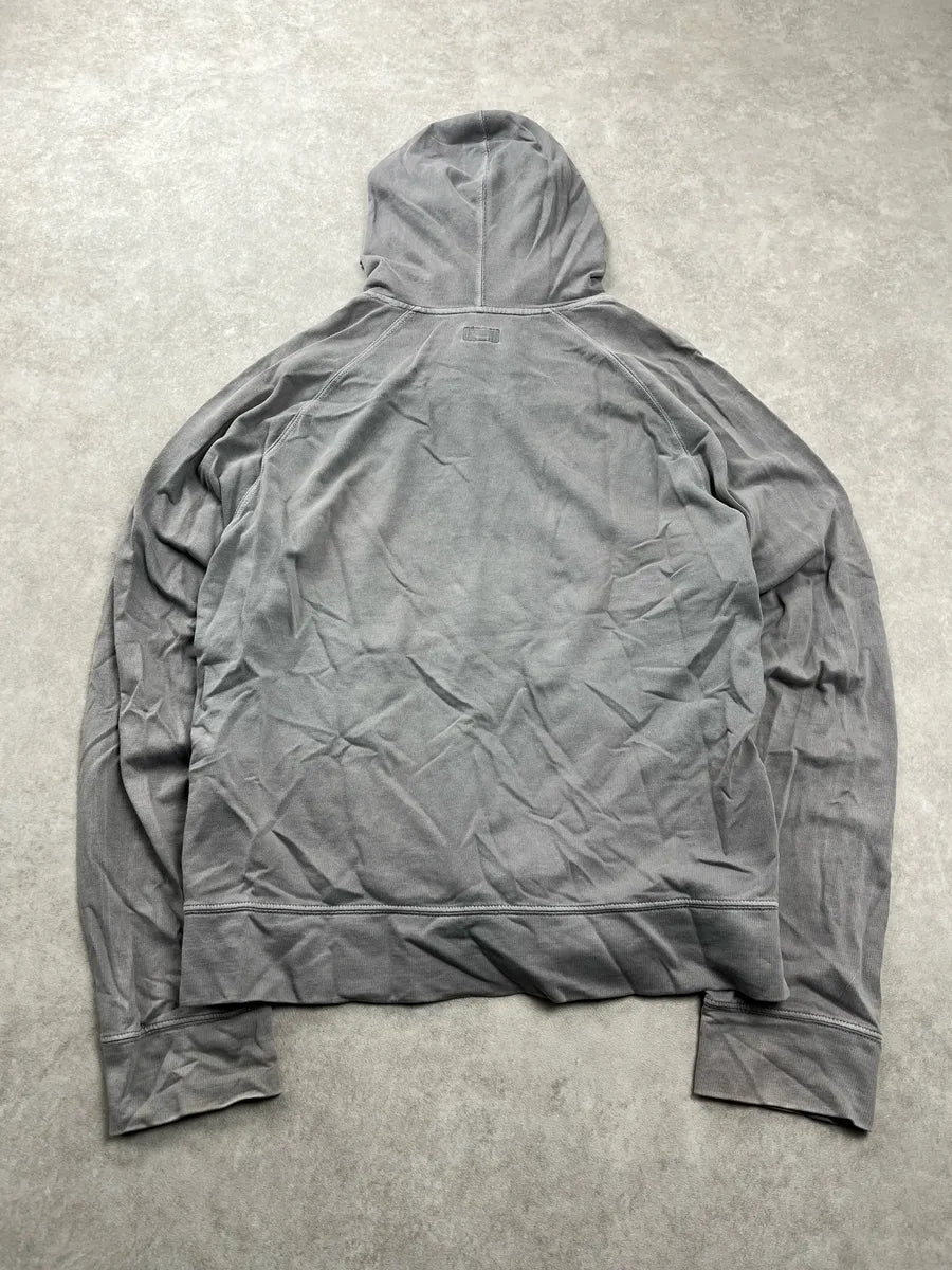 2000s Armani AJ Propaganda Grey Zip-Up Hoodie UyjkaUlA 4