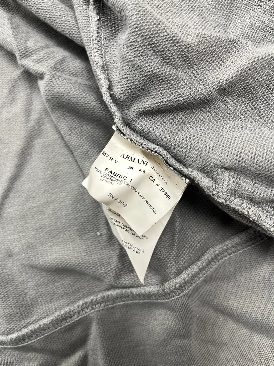 2000s Armani AJ Propaganda Grey Zip-Up Hoodie UyjkaUlA 10