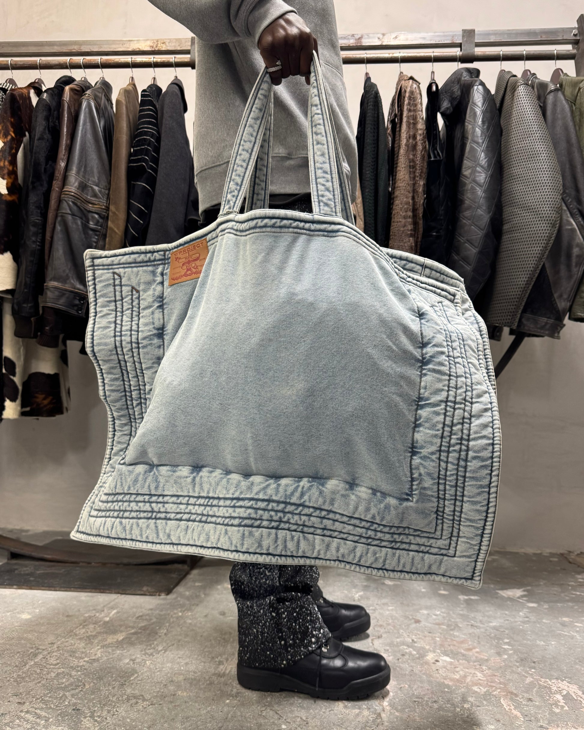 SS2024 Y/Project Ice Blue Denim Extra Cabas Bag (OS) – Dolce Vita Hub
