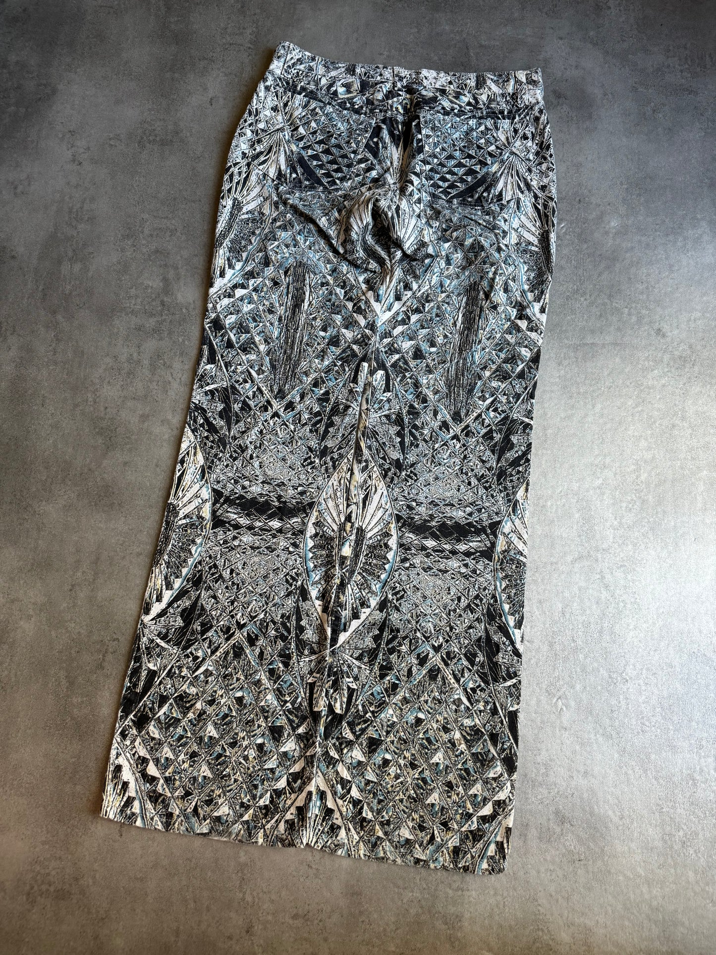 AW1999 Roberto Cavalli Logical Diamond Dynasty Pants (M) - 5