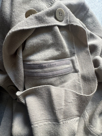 Rick Owens Beige Avant-Garde Asymmetrical Sweater  (M) - 4