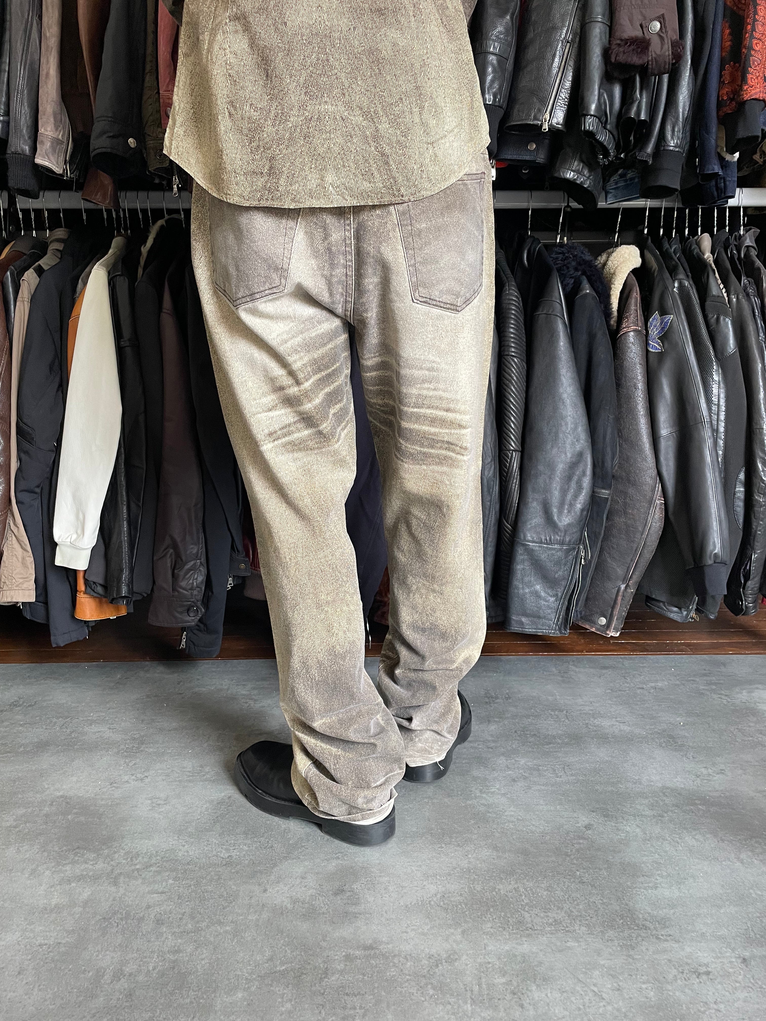 SS2004 Cavalli Faded Brown Sand Desert Pants (XL) - 4