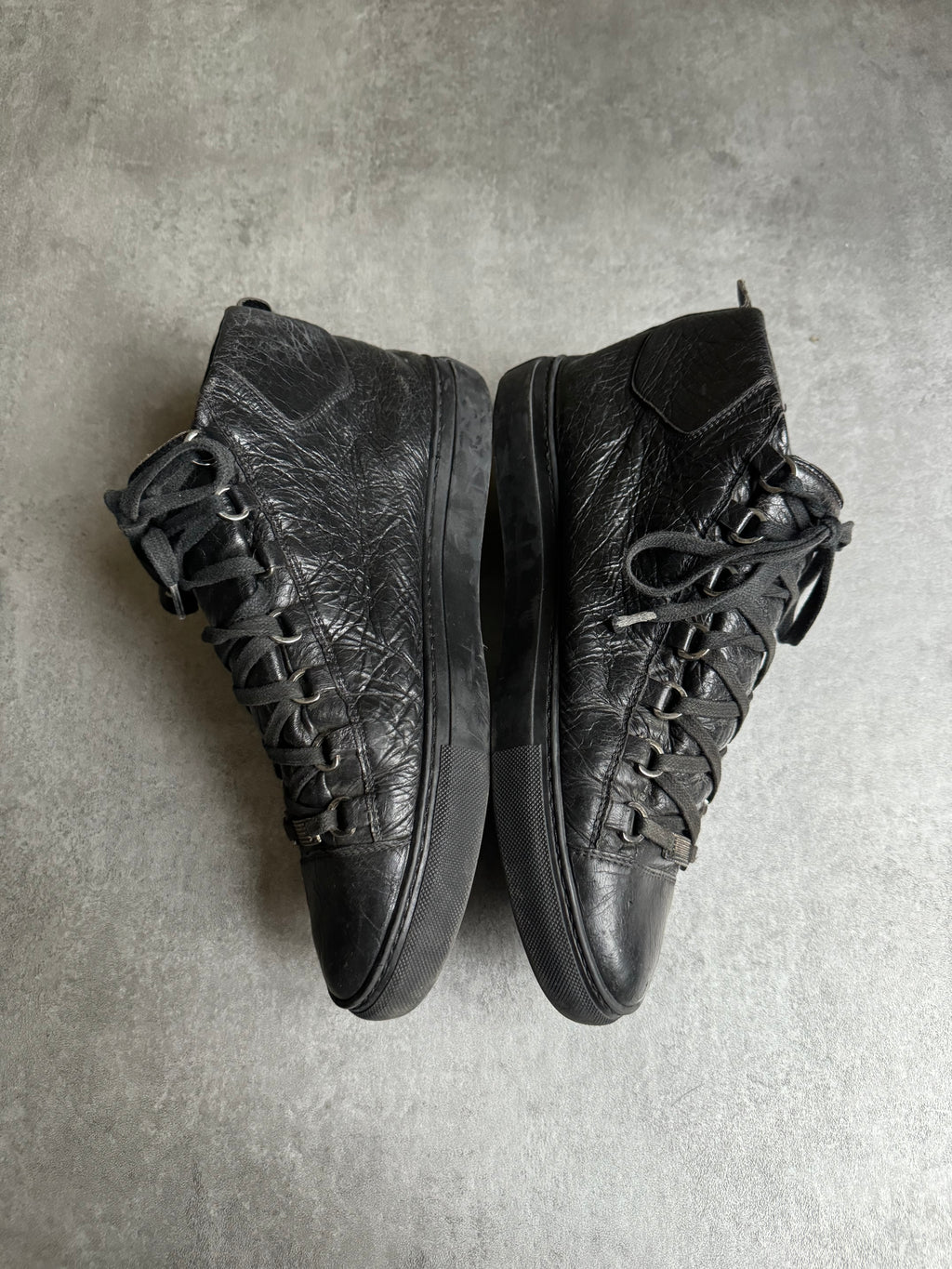 Balenciaga Arena High Black Leather  (43) - 3
