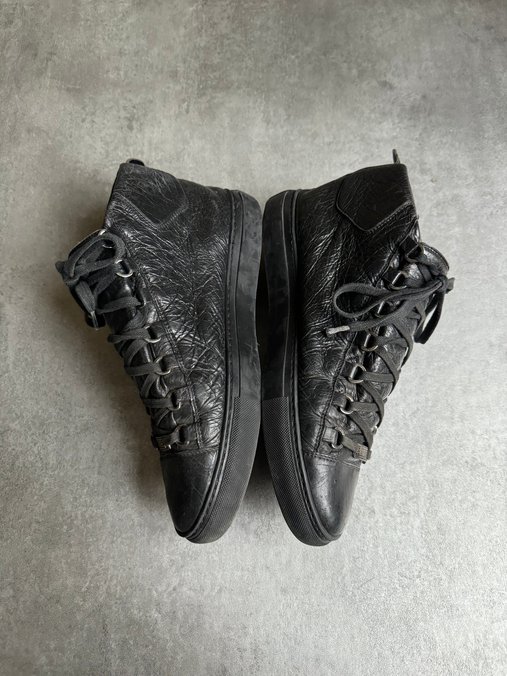 Balenciaga Arena High Black Leather  (43) - 3