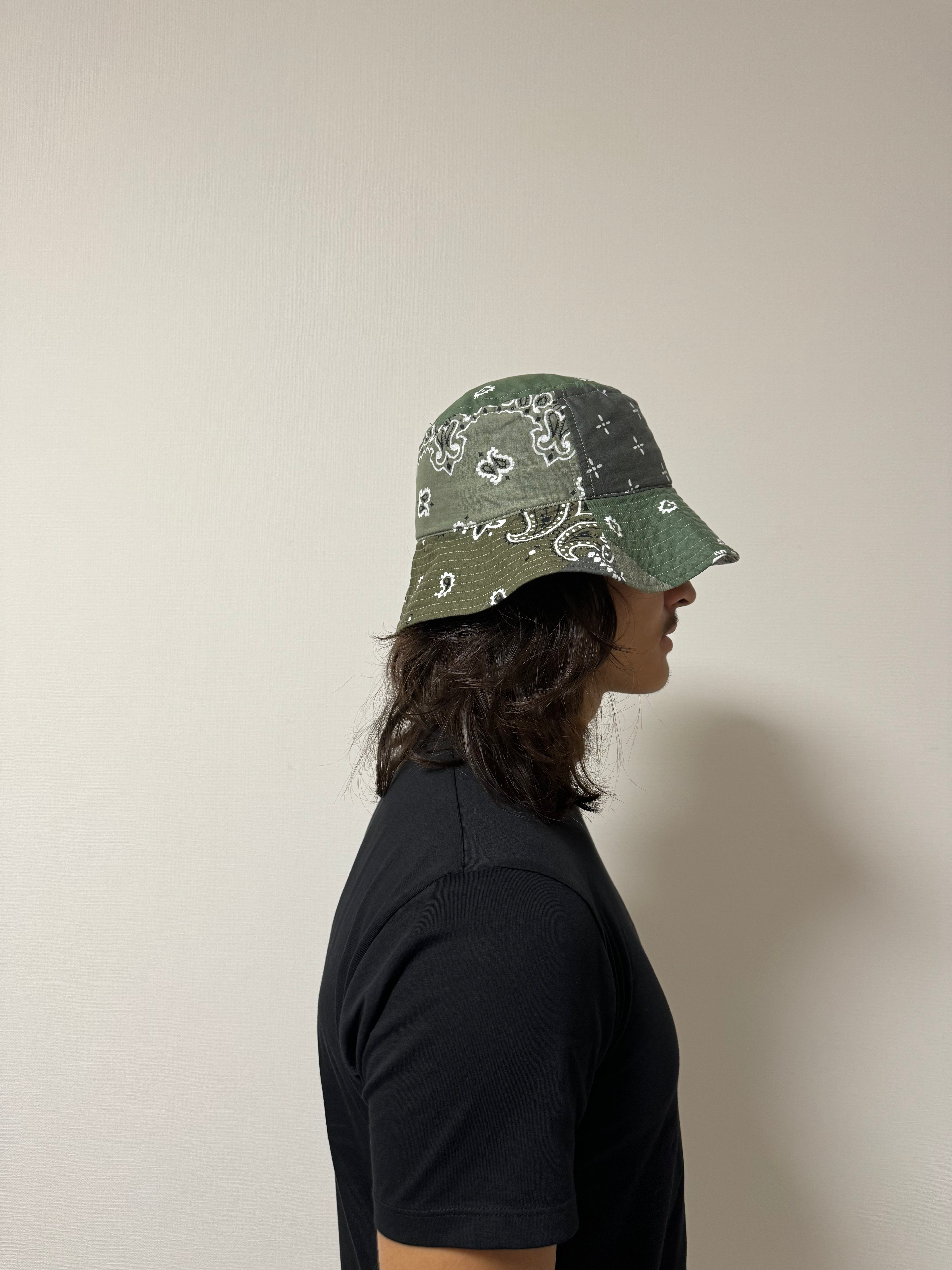 AW2024 Kapital Olive Safari Beanie  (OS) - 5