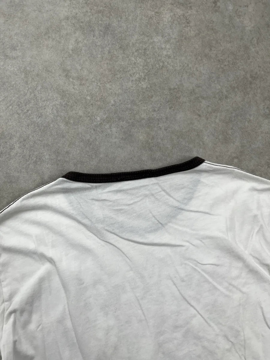 2000s Cavalli Off-White Crest Logo Longsleeve VcGlNfnS 6