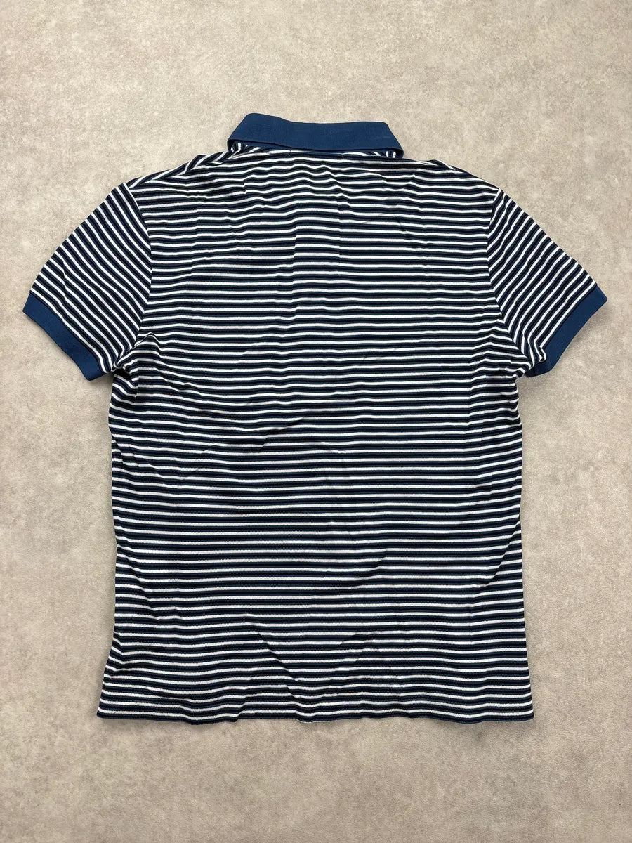 SS2008 Gucci Navy Striped Contrast Collar Polo by Frida Giannini VceuaxFU 5