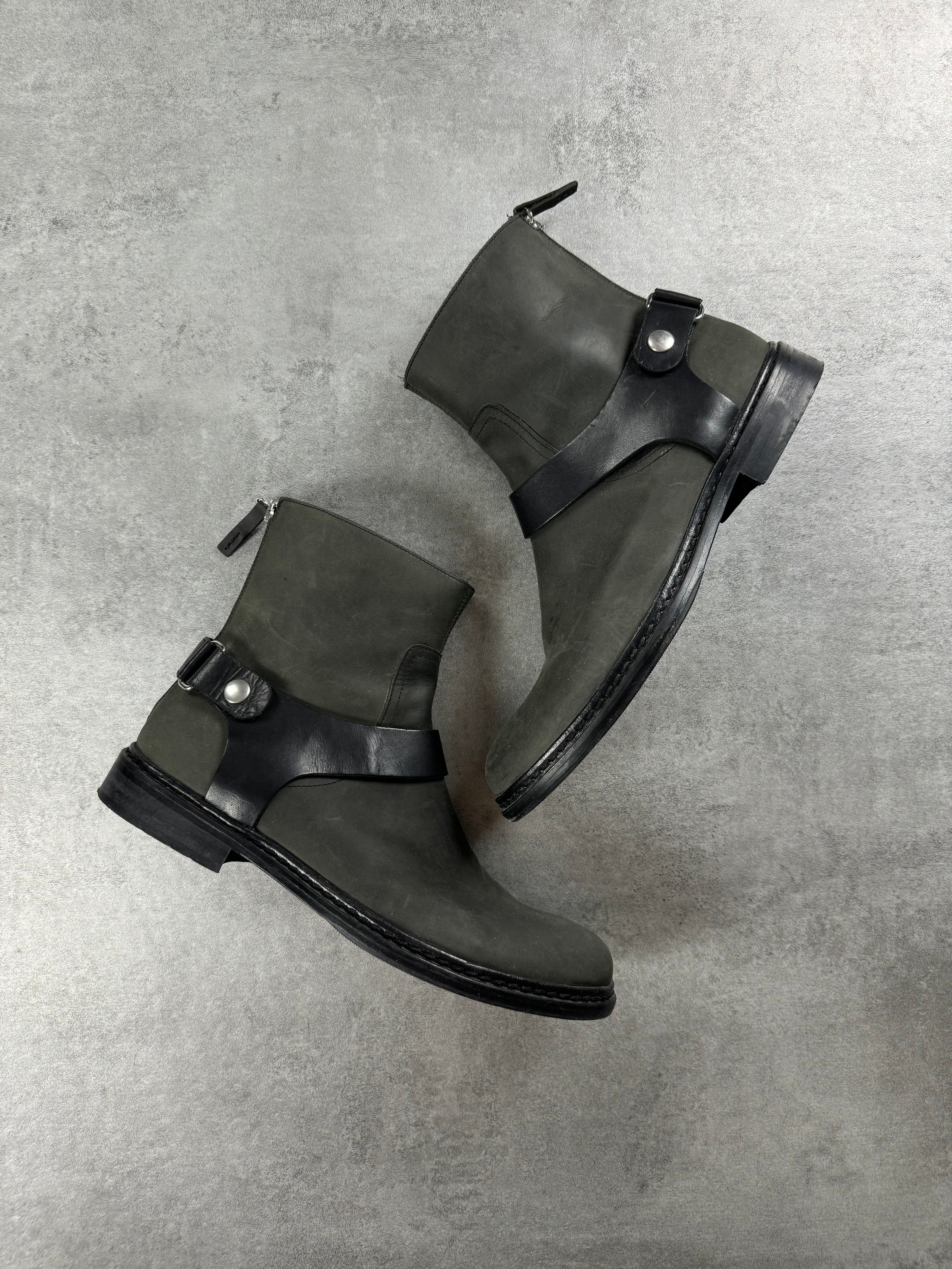 AW2011 Cavalli Cow Boy Leather Boots  (42) - 7