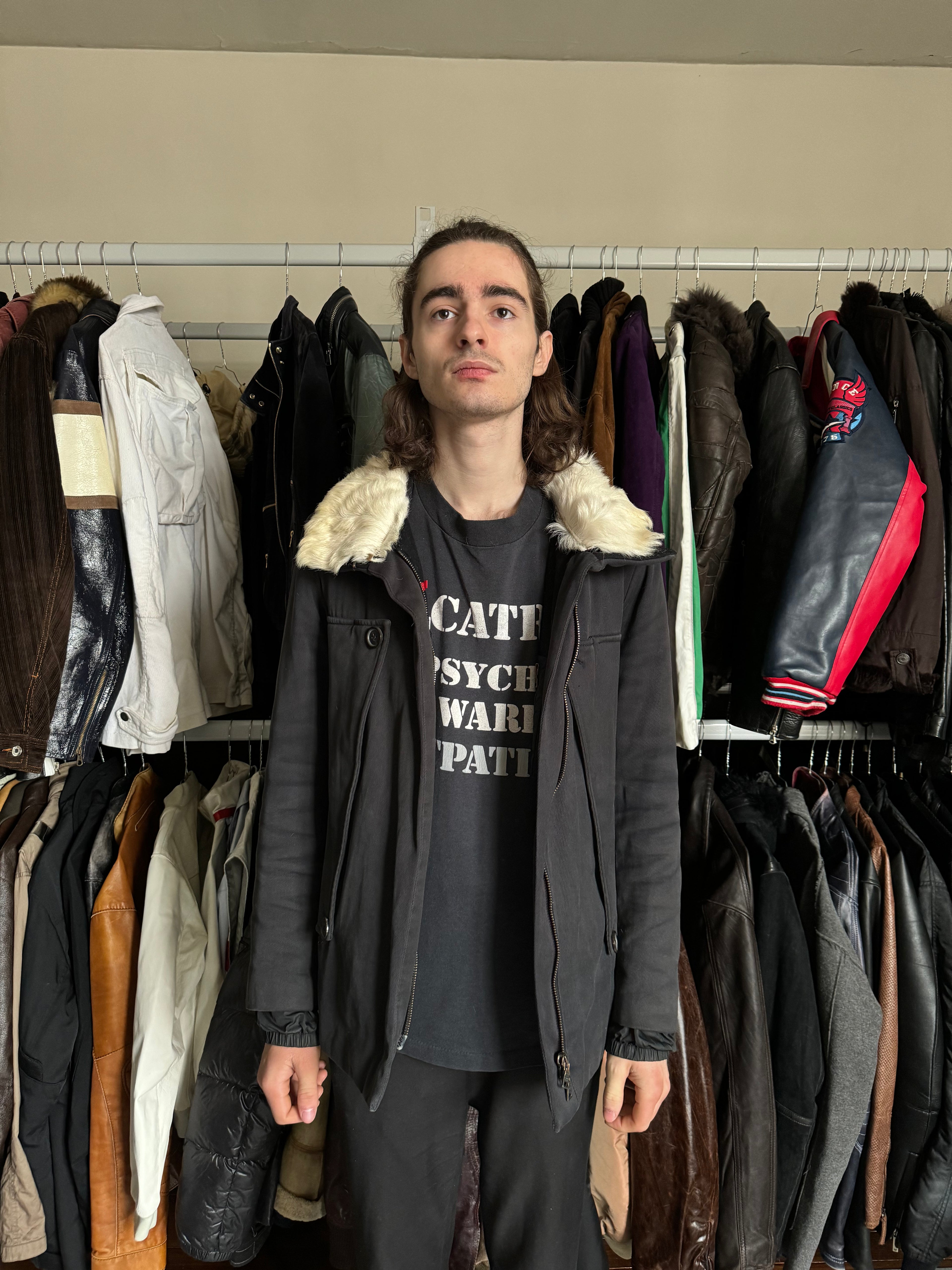 2000s Prada Structural Navy Jacket  (S) - 4