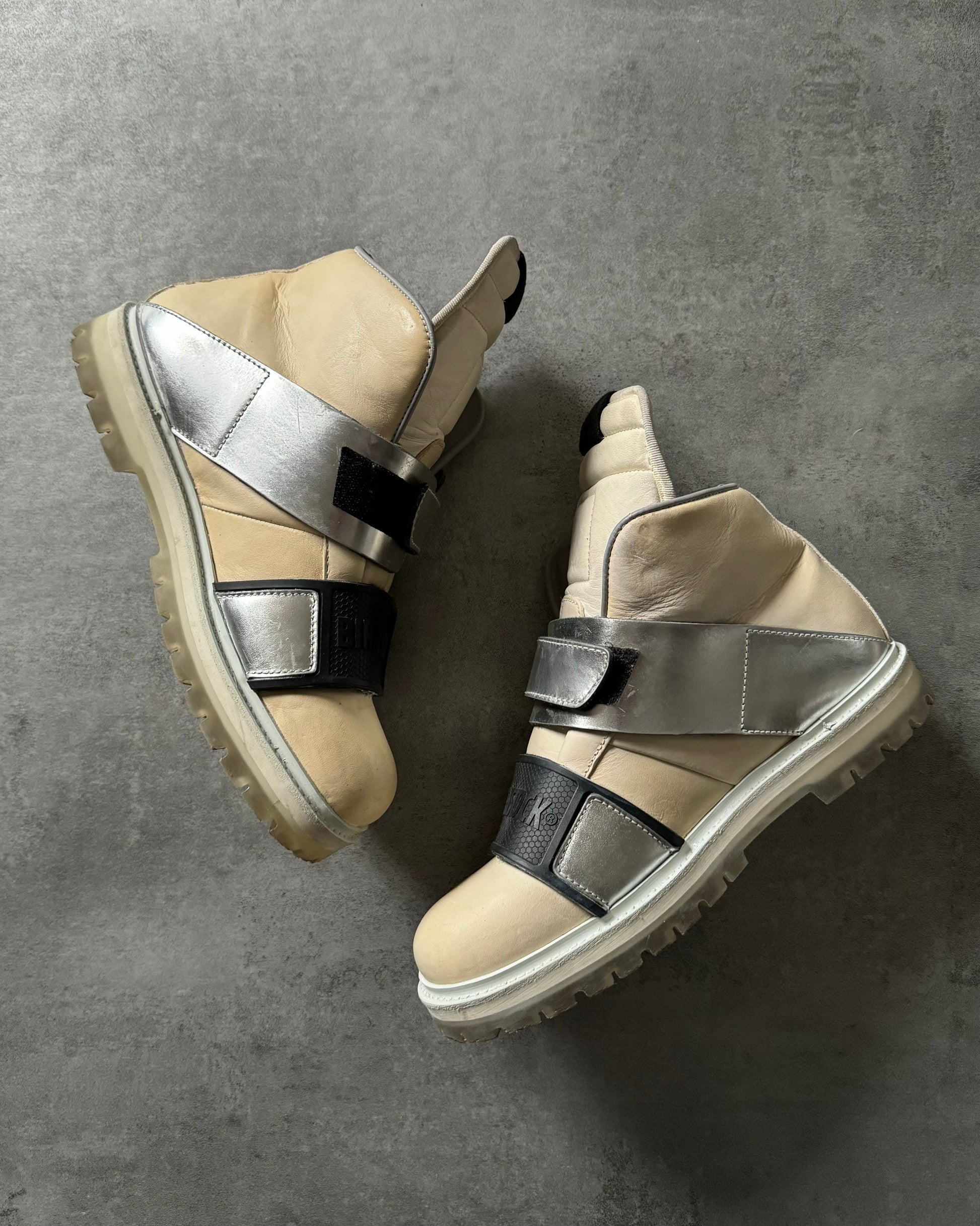 SS2019 Rick Owens x Birkenstock Rotterhicker Beige Boots (42) - 2