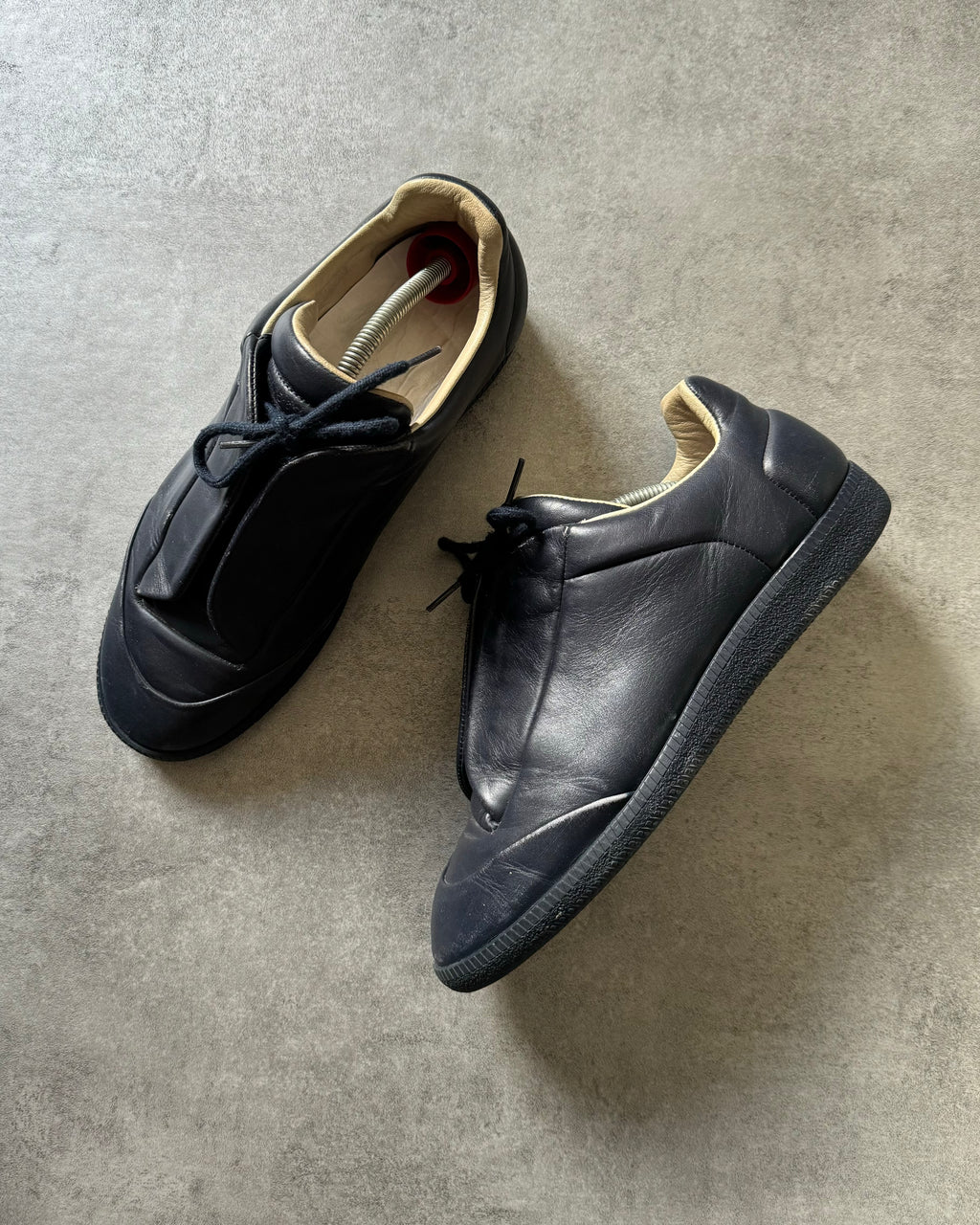 Maison Margiela Future Low Navy Leather  (41) - 2