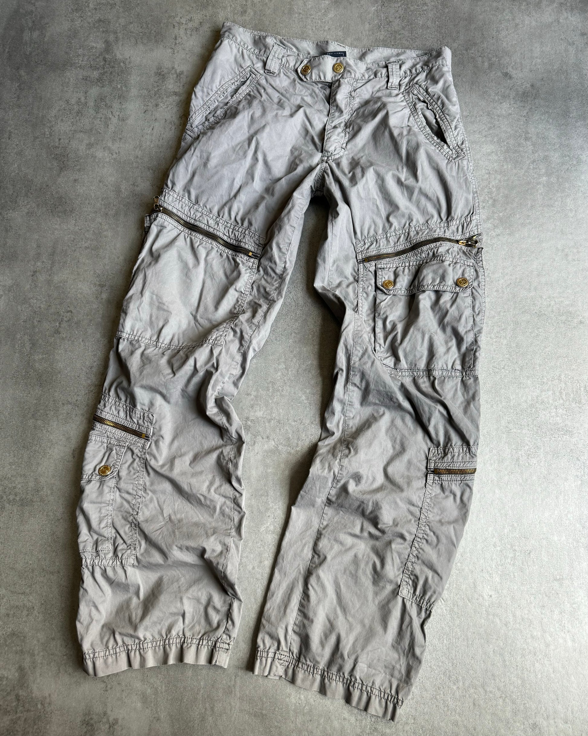 AW2005 Dolce & Gabbana Army Utility Zips Cargo Pants (S) - 4