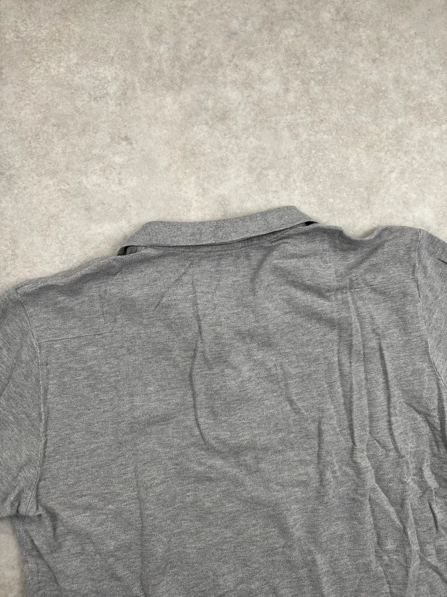 Dior Grey Bee Embroidered Tipped Polo VjkDNqTC 7