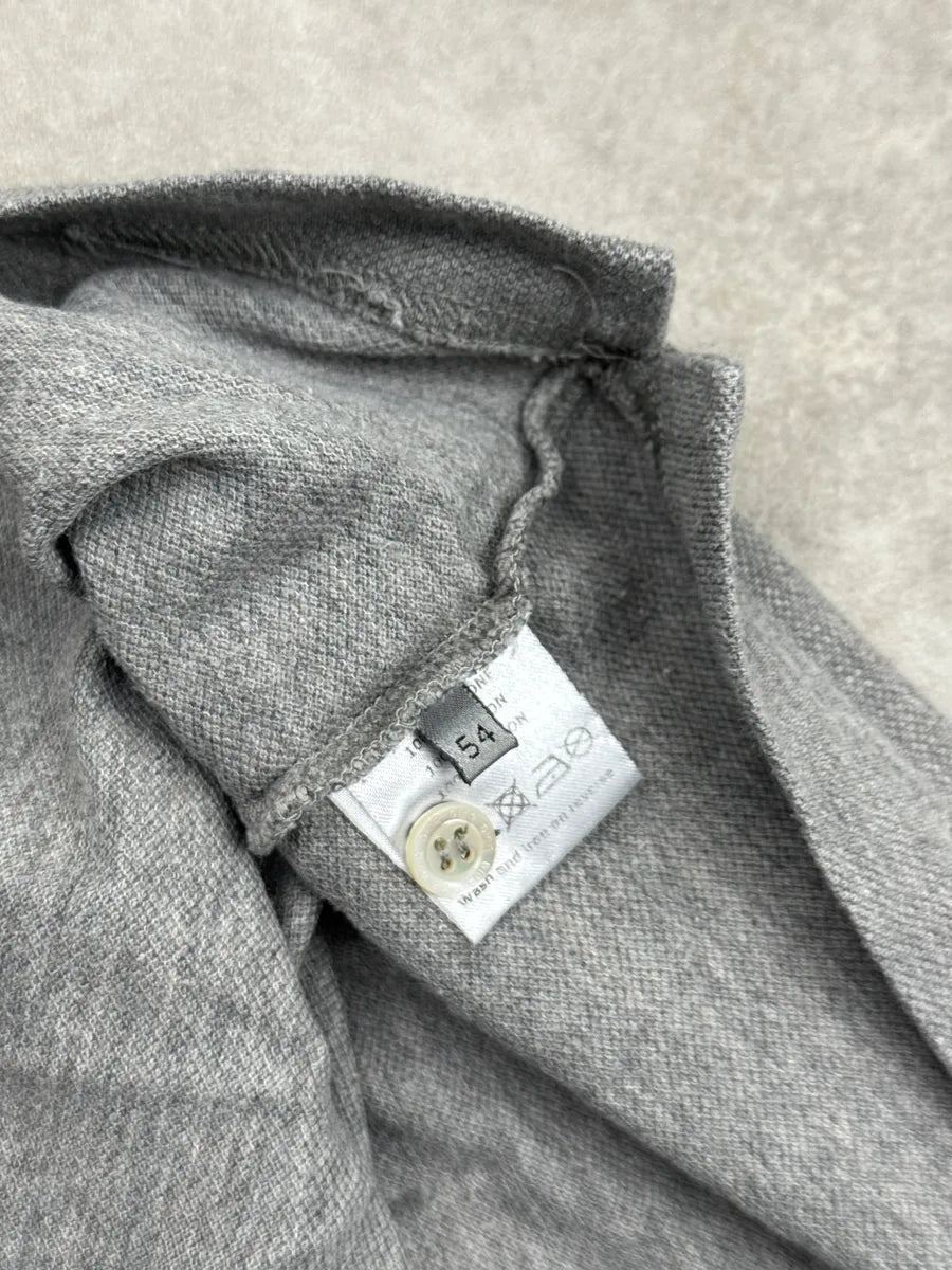 Dior Grey Bee Embroidered Tipped Polo VjkDNqTC 9