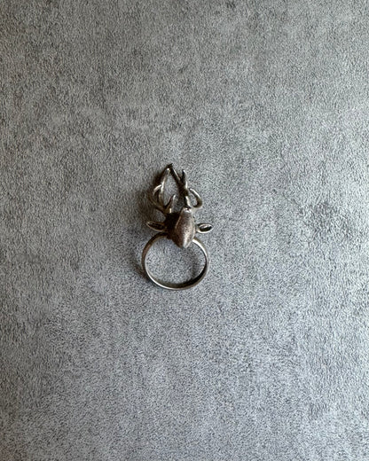 Artisanal Avant-Garde Deer Ring (OS) - 5