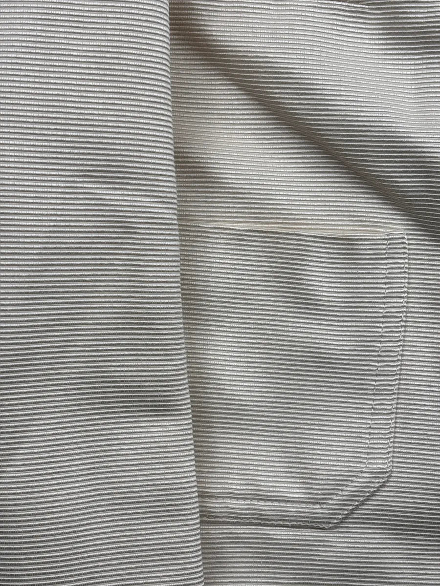 SS2009 Christian Dior Ivory Silk Lace-Up Ribbed Light Jacket sORhxvHR 8