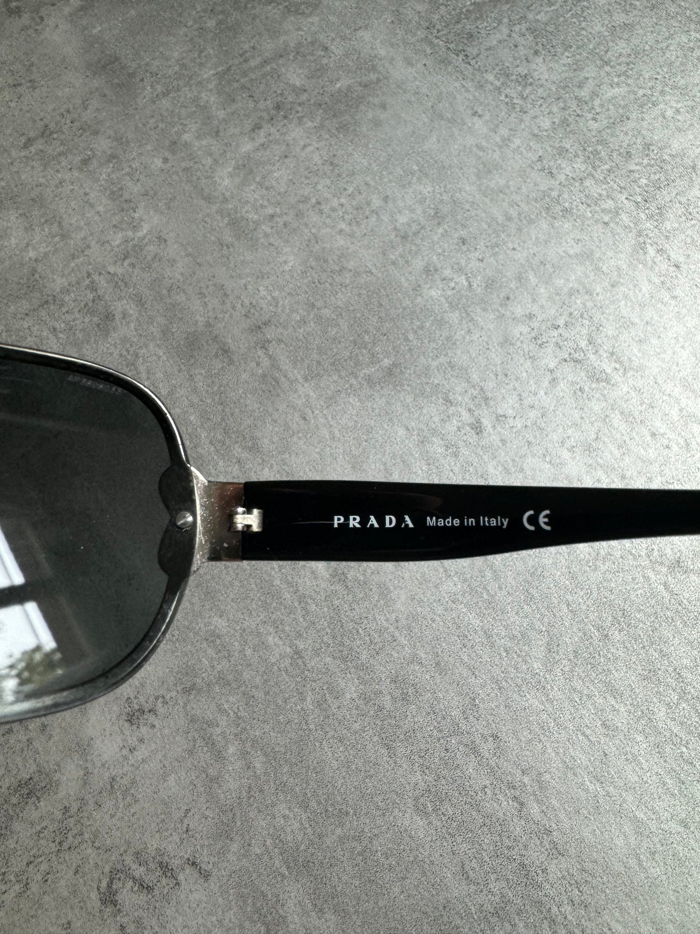 2000s Prada Archive Italian Metallic Sunglasses (OS) - 9