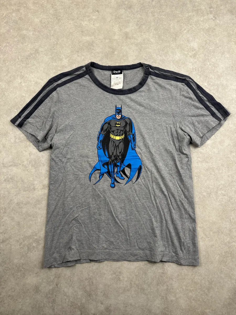 SS2005 Dolce & Gabbana Grey Batman Graphic T-Shirt VqsjkMqJ 0