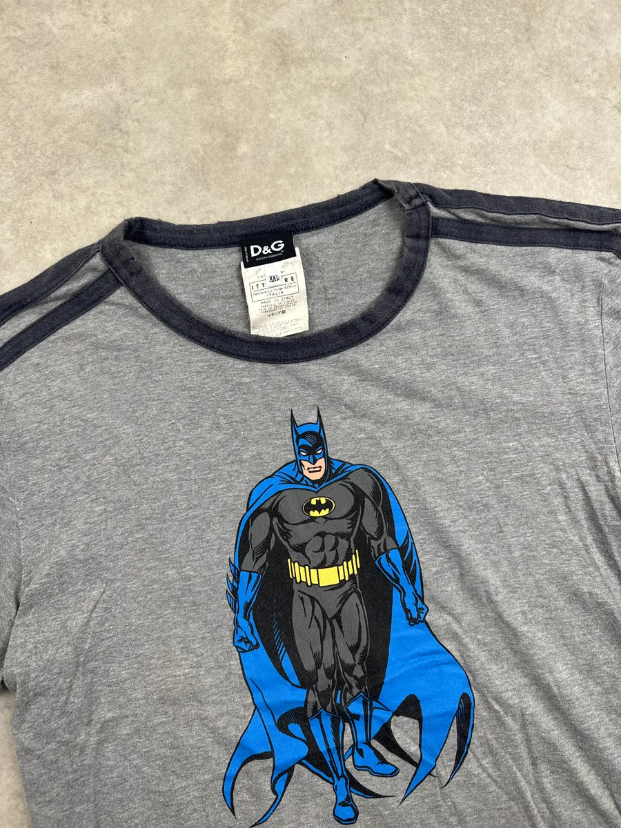 SS2005 Dolce & Gabbana Grey Batman Graphic T-Shirt VqsjkMqJ 5