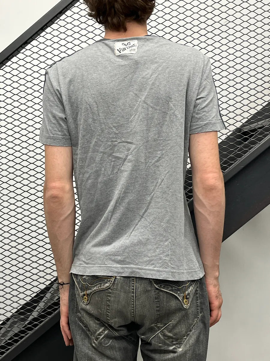 SS2005 Dolce & Gabbana Grey Batman Graphic T-Shirt VqsjkMqJ 2