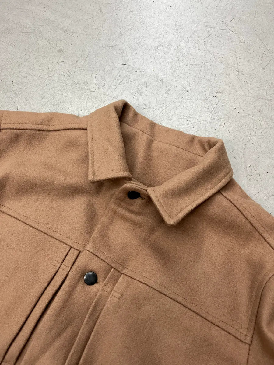 Harmony Trucker Camel Wool Jacket VyFhRhOY 6