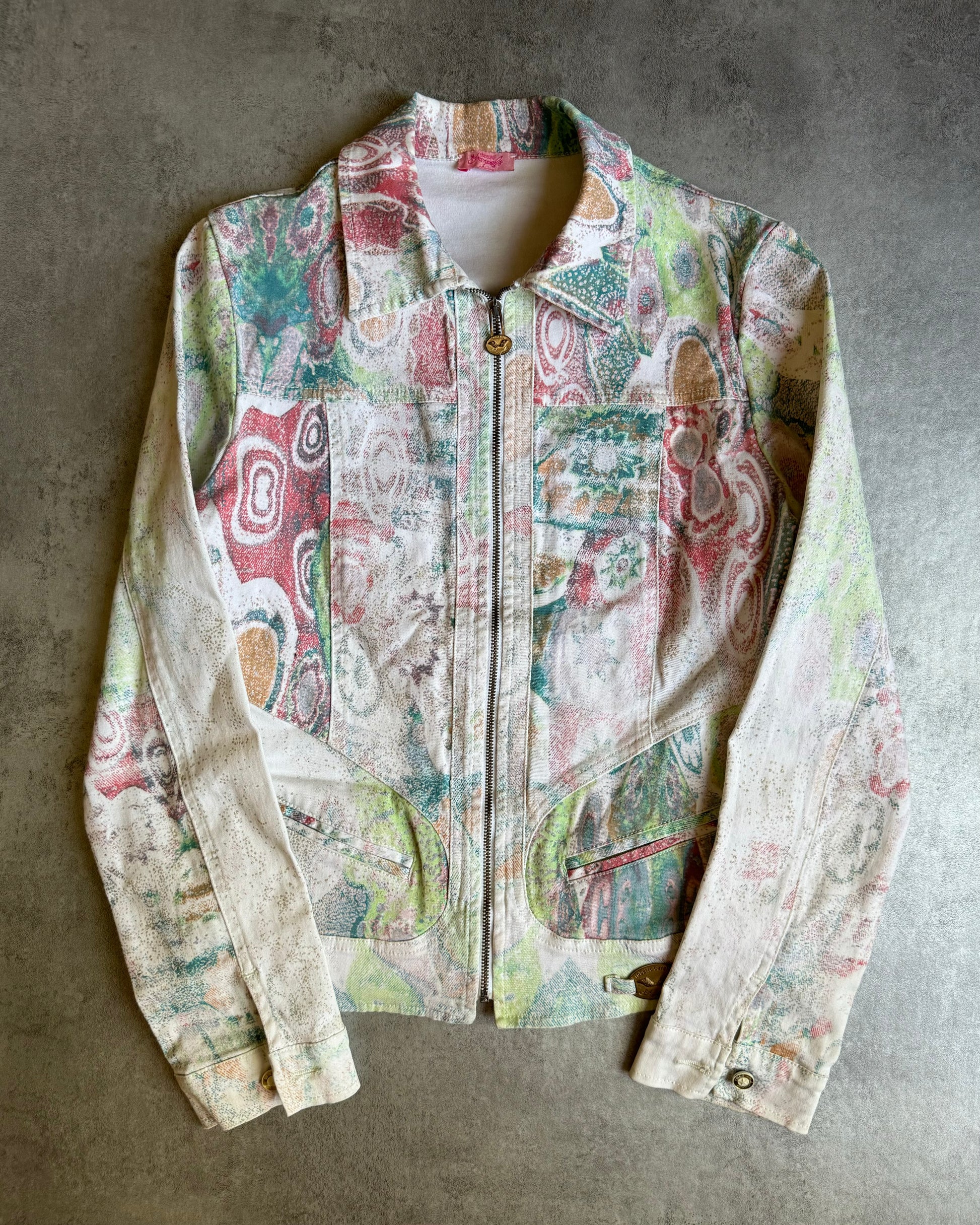 AW2001 Roberto Cavalli Psychadelic Retro Jacket (XS) - 1